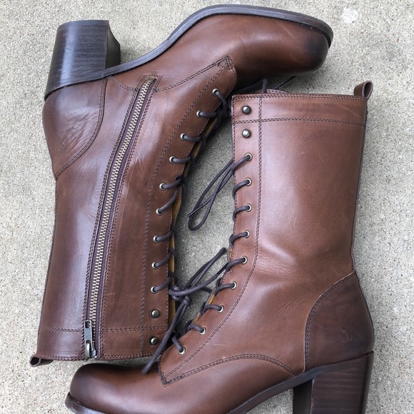 frye kendall lace up